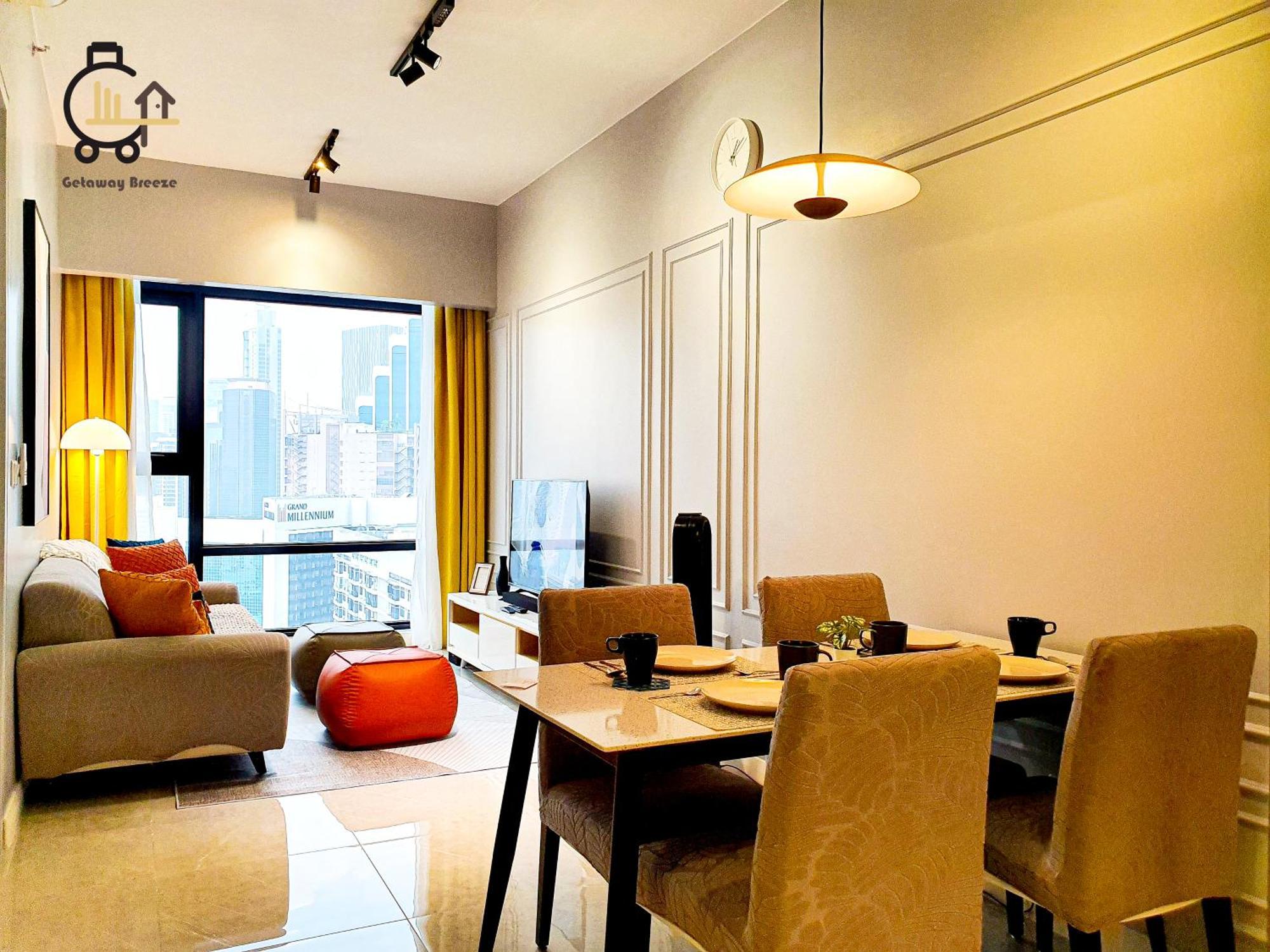 1 Min To Pavilion Kl Heart Of Bukit Bintang By Gbs クアラルンプール 部屋 写真